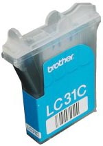  Brother LC31C Cyan InkJet Cartridge