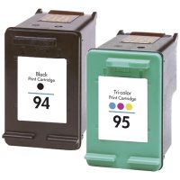 Hewlett Packard HP C9354FN ( HP 94/95 ) Remanufactured InkJet Cartridge Combo Pack