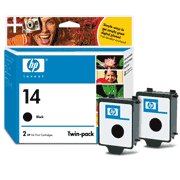 Hewlett Packard HP C9330FN ( HP 14 ) InkJet Cartridge Twin Pack