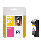  Hewlett Packard HP 51640M ( HP 40 ) Magenta Inkjet Cartridge