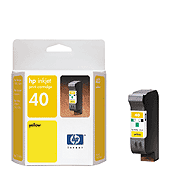  Hewlett Packard HP 51640Y ( HP 40 ) Yellow Inkjet Cartridge