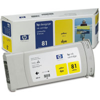  Hewlett Packard HP C4933A ( HP 81 ) Yellow Dye Inkjet Cartridge