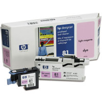 Hewlett Packard HP C4955A ( HP 81 ) Light Magenta Printhead InkJet Cartridge with Printhead cleaner