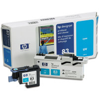  Hewlett Packard HP C4961A ( HP 83 ) Cyan Printhead InkJet Cartridge with Printhead cleaner