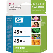 Hewlett Packard HP C6650FN ( HP 45 Twinpack ) InkJet Cartridge Twin Pack