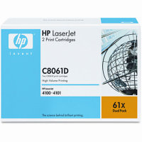  Hewlett Packard HP C8061D ( HP 61X ) Laser Toner Cartridges - Black
