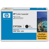  Hewlett Packard HP C9720AD Laser Toner Cartridge Dual Pack - Black