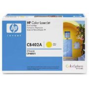  Hewlett Packard HP CB402A Laser Toner Cartridge - Yellow