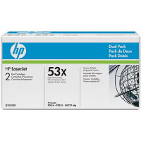  Hewlett Packard HP Q7553XD ( HP 53X ) Laser Toner Cartridge Dual Pack - Black High Capacity