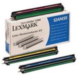  Lexmark 12A1455 Laser Toner Photoconductor Set (Cyan, Magenta, Yellow) for the Lexmark Optra Color 1200 Laser Printer - Photoconductor Unit
