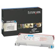  Lexmark 20K1400 High Capacity Cyan Laser Toner Cartridge - Cyan High Capacity