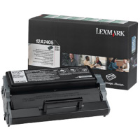  Lexmark 12A7405 Black High Yeld Print Return Program Laser Toner Cartridge - Black High Capacity