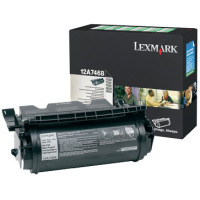  Lexmark 12A7468 Black High Yield Return Program Laser Toner Cartridge for Special Label Applications - Black High Capacity