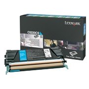  Lexmark C5200CS Laser Toner Cartridge - Cyan