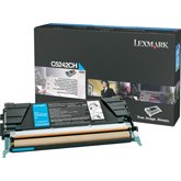  Lexmark C5242CH Laser Toner Cartridge - Cyan High Capacity