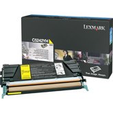  Lexmark C5242YH Laser Toner Cartridge - Yellow High Capacity