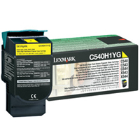  Lexmark C540H1YG Laser Toner Cartridge - Yellow High Capacity