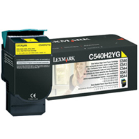  Lexmark C540H2YG Laser Toner Cartridge - Yellow High Capacity