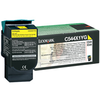  Lexmark C544X1YG Laser Toner Cartridge - Yellow High Capacity