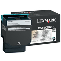  Lexmark C544X2KG Laser Toner Cartridge - Black High Capacity