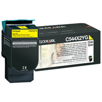 Lexmark C544X2YG Laser Toner Cartridge - Yellow High Capacity