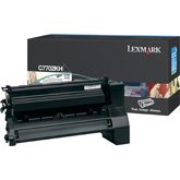  Lexmark C7702KH Laser Toner Cartridge - Black High Capacity