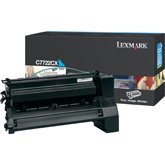  Lexmark C7722CX Laser Toner Cartridge - Cyan Extra High Capacity