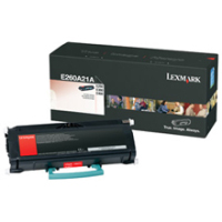  Lexmark E260A21A Laser Toner Cartridge - Black