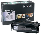  Lexmark 12A8420 Return ProgramToner Cartridge (6000 Page Yield)