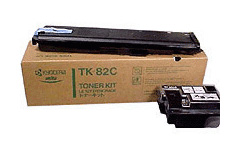  Kyocera Brand TK-82C (37009337) Cyan Toner for FS8000C, FS8000CD, FS8000CDN, FS8000CN (25,000 page yield)
