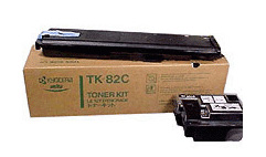 Kyocera Brand TK-82C (37009337) Cyan Toner for FS8000C, FS8000CD, FS8000CDN, FS8000CN (25,000 page yield)