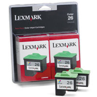  Lexmark 10N0139 ( Lexmark Twin-Pack #26 ) Inkjet Cartridges