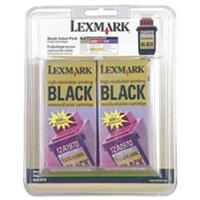 Lexmark 15M1330 Black InkJet Cartridges ( 2 Pack of 12A1970 )