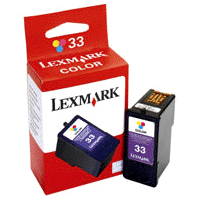  Lexmark 18C0033 ( Lexmark #33 ) Color Inkjet Cartridge