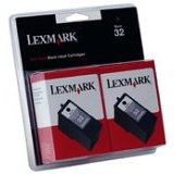 Lexmark 18C0533 ( Lexmark Twin-Pack #32 ) Inkjet Cartridges